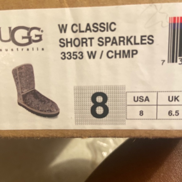 UGG Classic short cosmos sequin boots - Picture 3 of 6